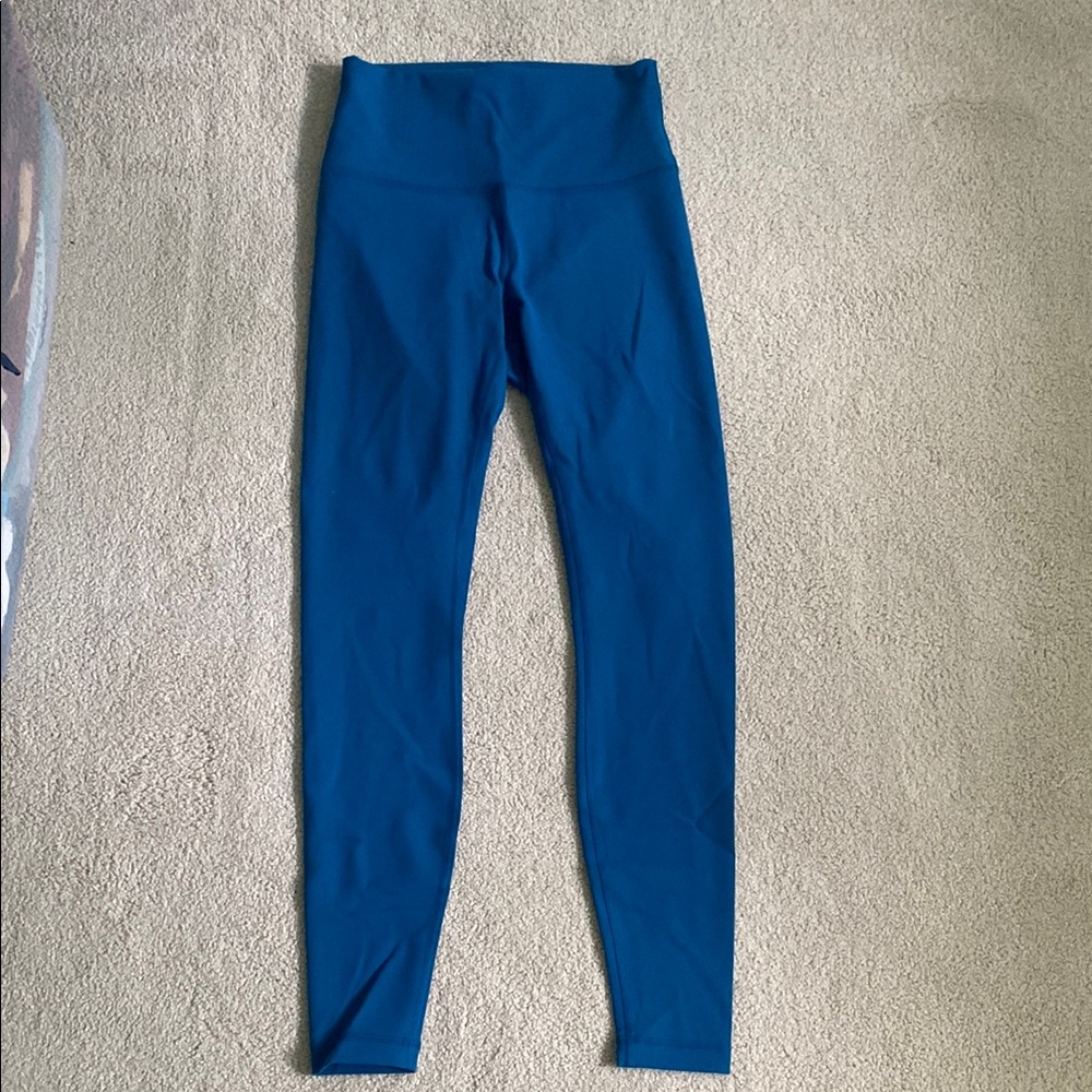 Lululemon Athletica Wunder Train High-Rise Teal Leggings
